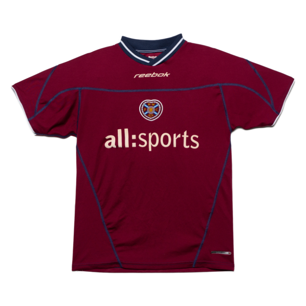 Hearts 02-04 Home Shirt (XS)