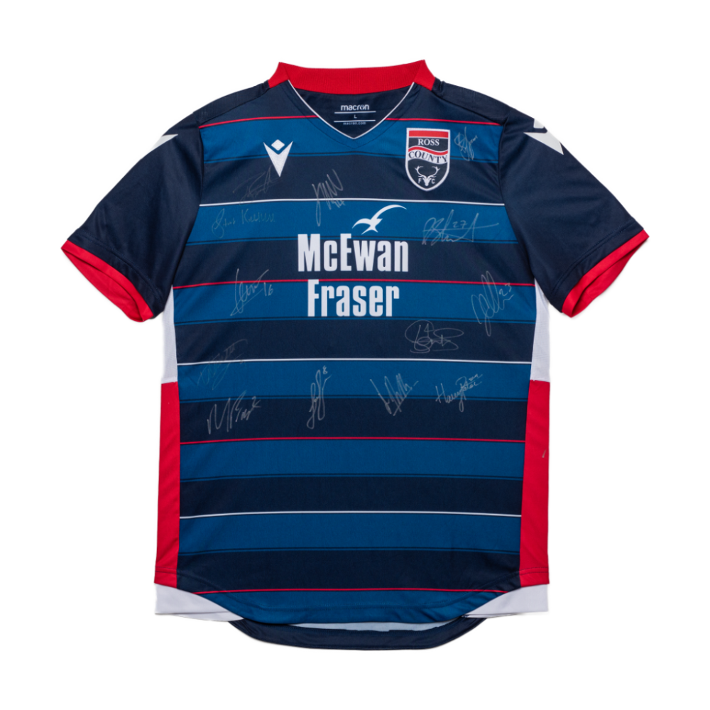 Ross County 19-20 Signed Home Shirt (L)