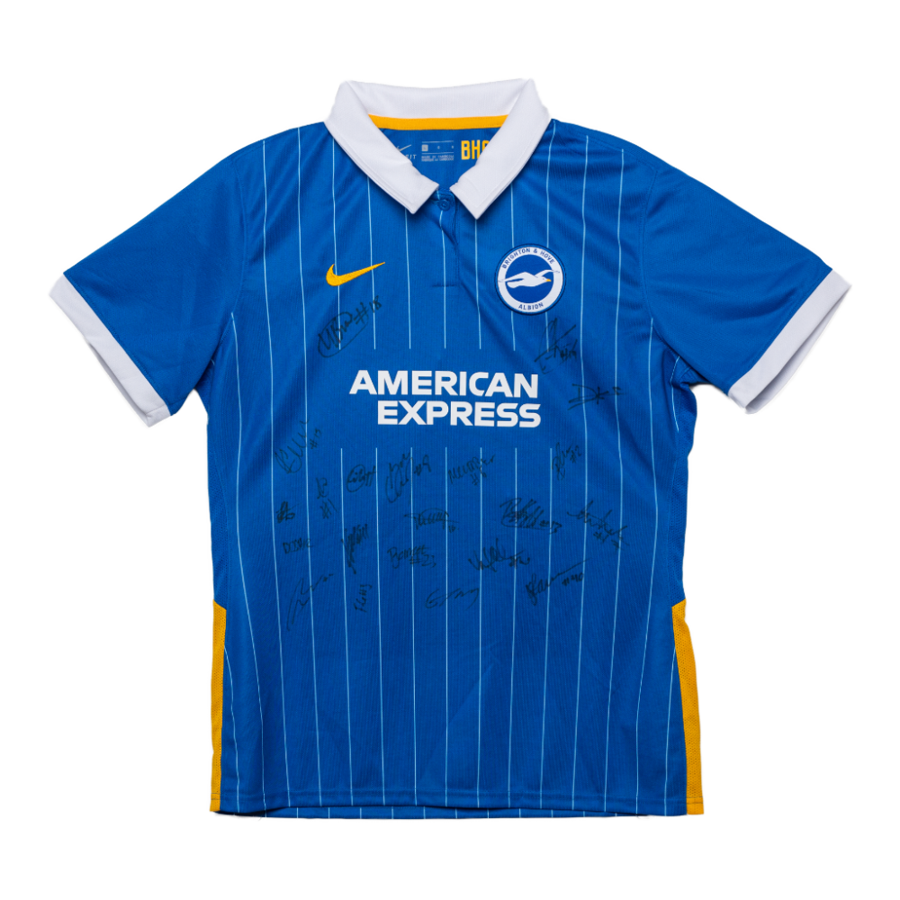 Brighton 20-21 Women's Signed Home Shirt (L)