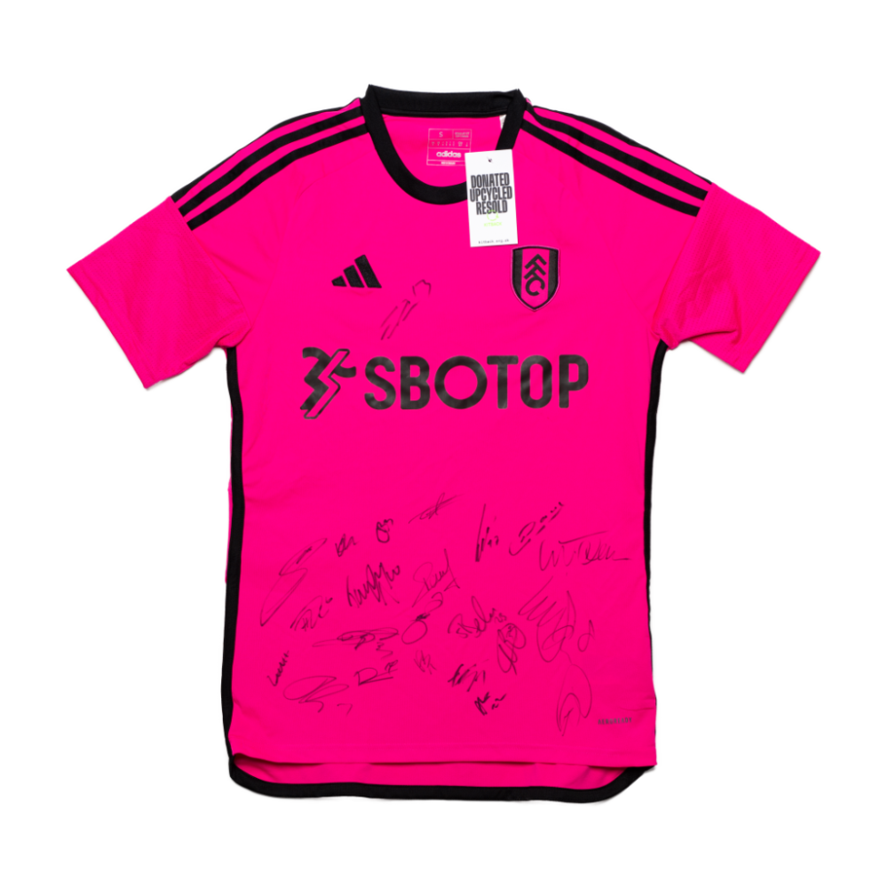 Fulham 23-24 Signed Away Shirt (S)
