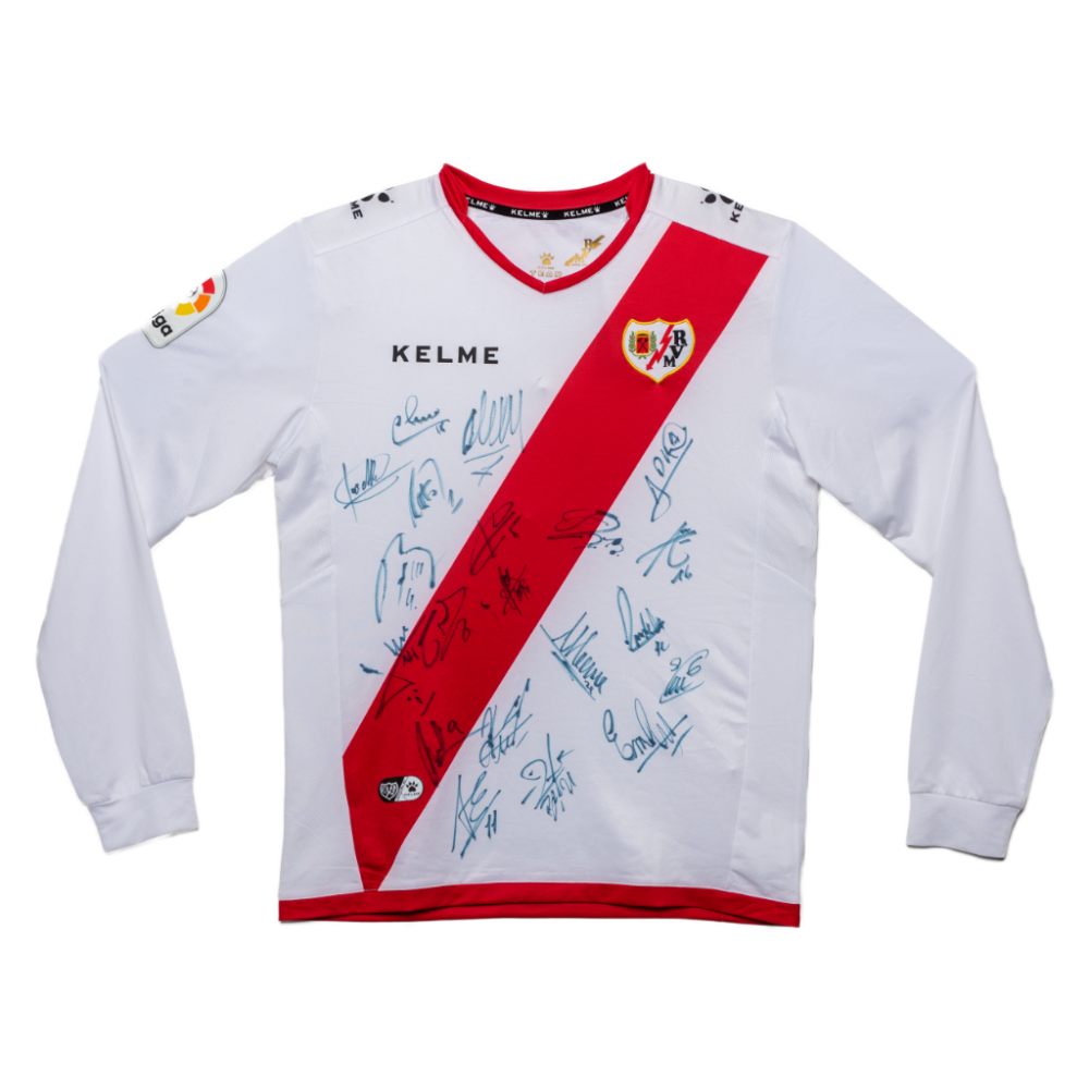 Rayo Vallecano 17-18 Signed Shirt (L)