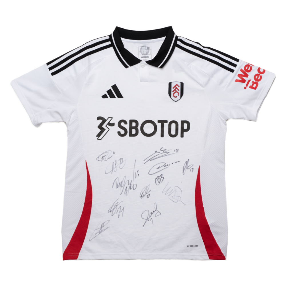 Fulham 24-25 Signed Home Shirt (L)