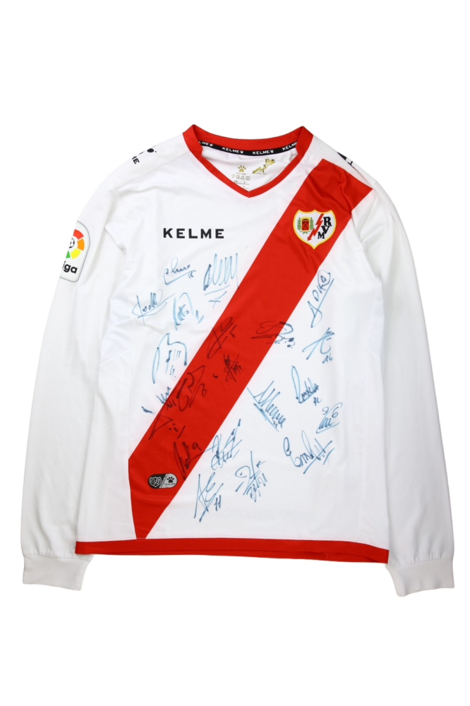 Rayo Vallecano 17-18 Signed Shirt (L)