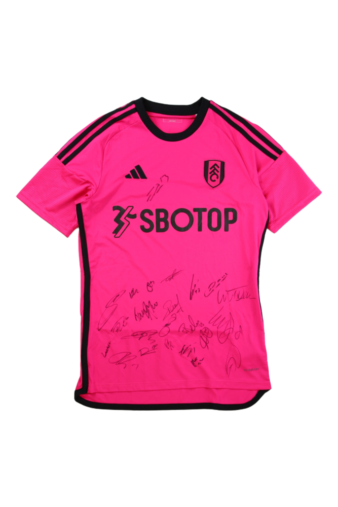 Fulham 23-24 Signed Away Shirt (S)