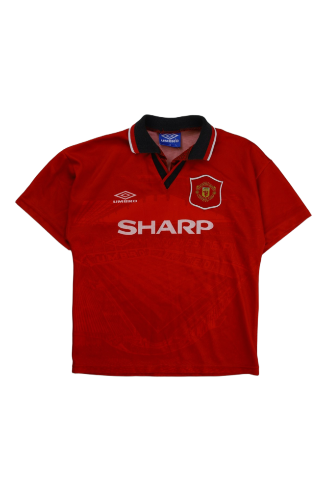 Man Utd 95-96 Home Shirt (Y L)