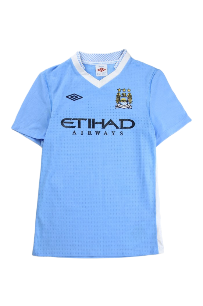 Man City 11-12 Home Shirt (Y L)